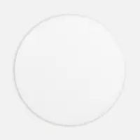 Наклейка тканевая Lunga Round, M, белая