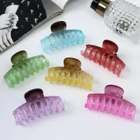 Крабик для волос &laquo;Фрида&raquo;, прямой матовый, 7 см, МИКС