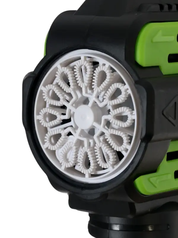 Генератор мыльных пузырей "Пистолет", цвет зелёный, работает от батареек