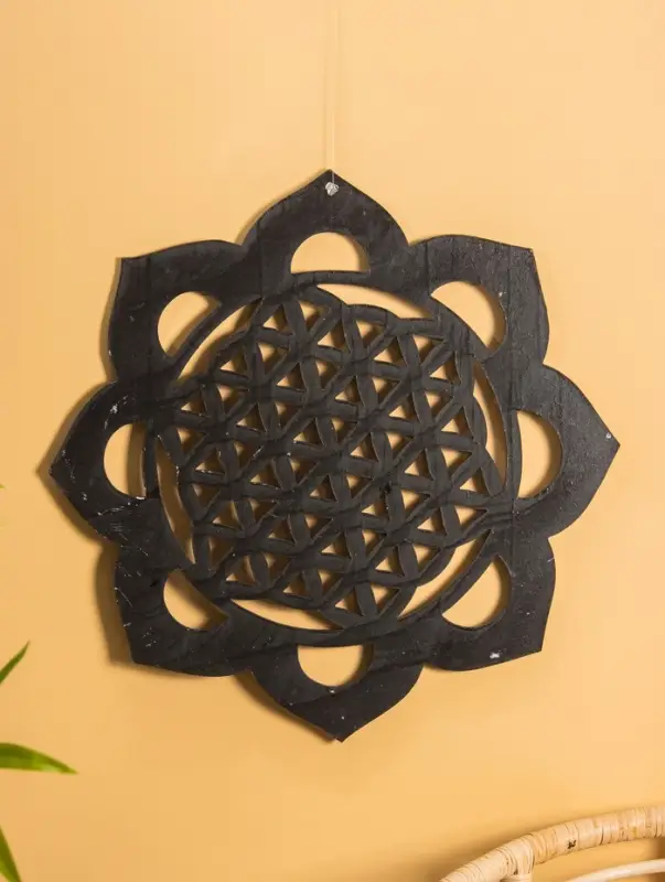 Панно "Подсолнух" МДФ, 60х60х1 см, серебро