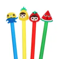 Ручка - прикол гелевая &laquo;Фрукты/Ягоды&raquo;, синий стержень, МИКС