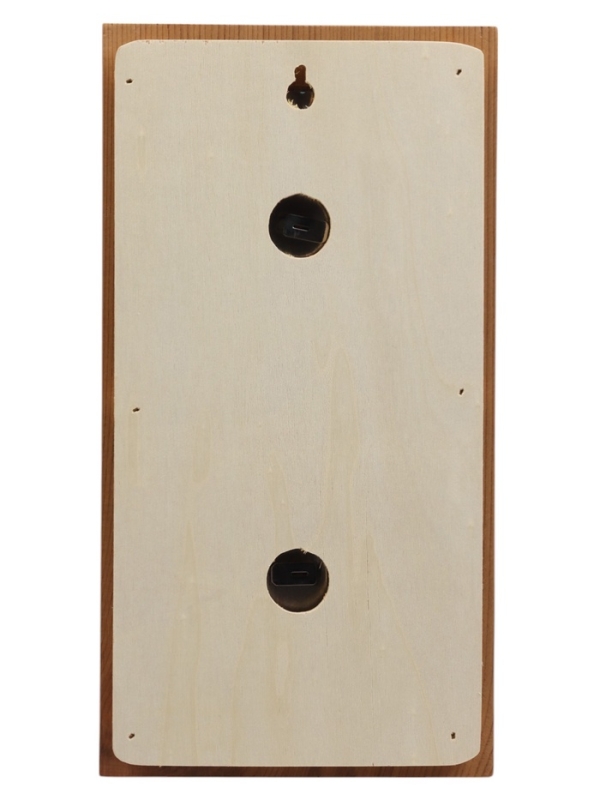 Термометр-гигрометр для бани и сауны, деревянный, красный кедр, "Добропаровъ", в коробке