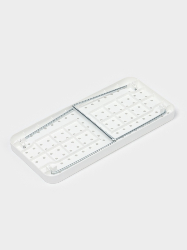 Складной столик-поднос "Макард" 29х14х2 см, цвет белый/серый