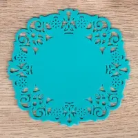 Набор подставок под горячее &laquo;Чаепитие&raquo;, 4 шт, 10 см, цвет МИКС