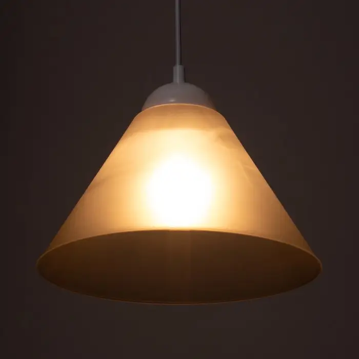 Плафон отдельный &laquo;Конус&raquo;, Е27, дымчатый, 25&times;25&times;15 см