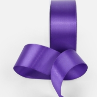 Лента атласная двухсторонняя №0470 38мм*25&plusmn;1м фиолетовый TR
