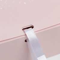 Коробка подарочная новогодняя складная двухсторонняя &laquo;Розовый Новый год&raquo;, 31 х 24.5 х 8 см, Новый год