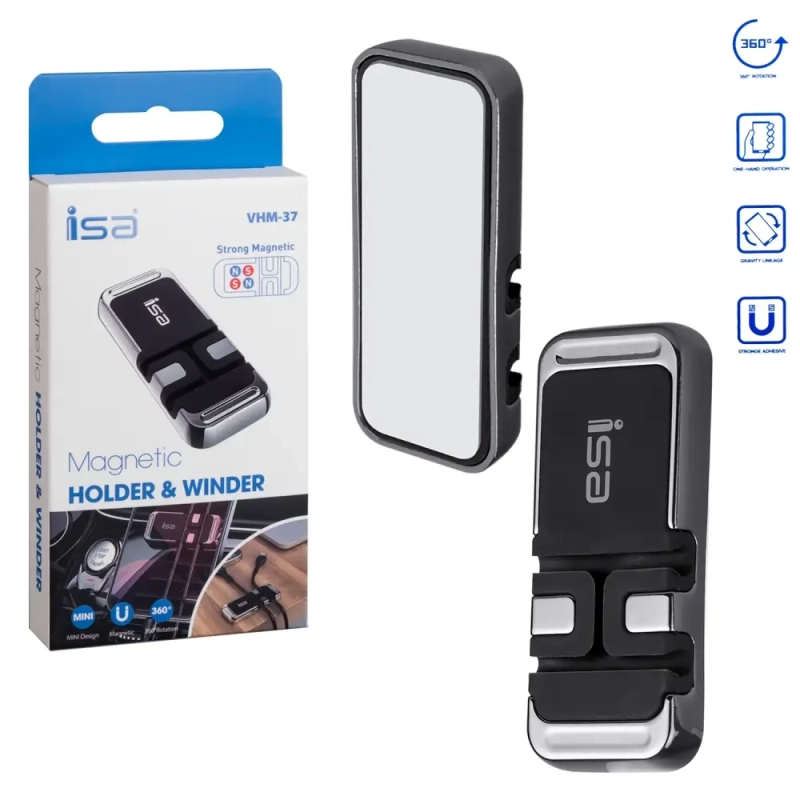 * Автодержатель VHМ-37 магнитный ISA