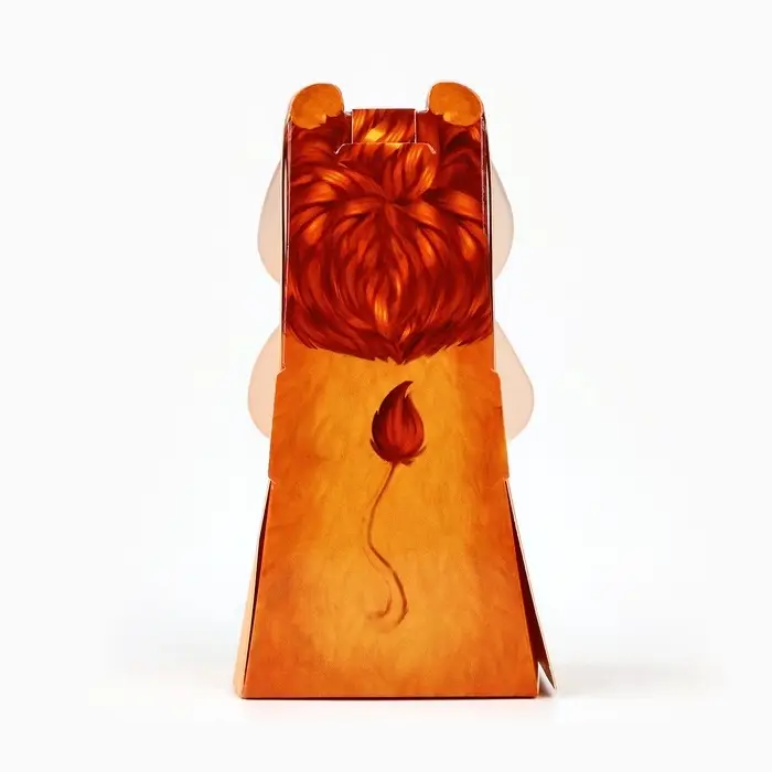 Коробка складная с окном &laquo;Львёнок&raquo;, 6 х 12 х 3.5 см