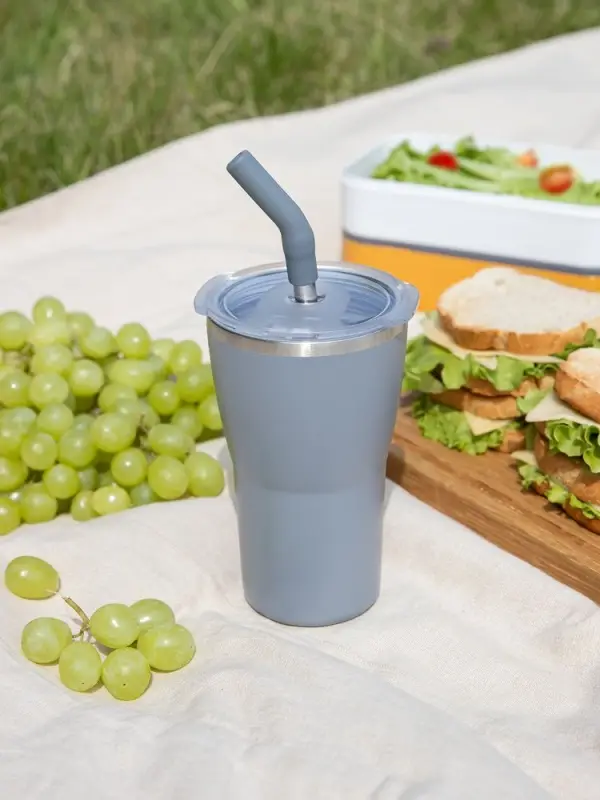 Термостакан Sapporo без логотипа, серый