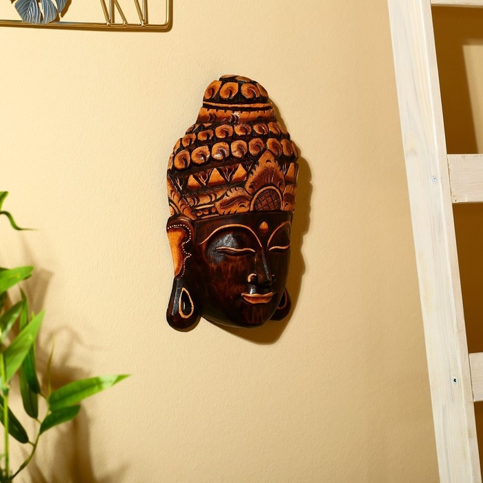 Сувенир "Голова Будды" албезия 30 см