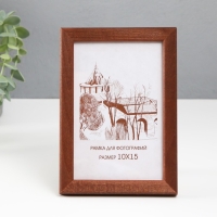 Фоторамка для фото 10&times;15 см Tonga, сосна, (пластиковый экран), венге