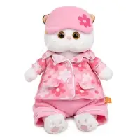 Мягкая игрушка "Ли-Ли в пижаме с принтом "Цветочек", 24 см LK24-172