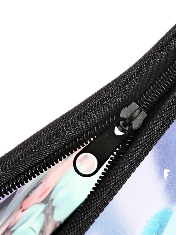 Папка для тетрадей А5, 243x200x80 мм, deVENTE "Paris Girl", молния сверху, пластиковая, для девочки