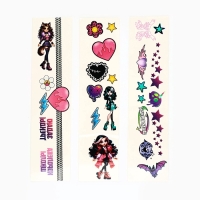 Накладные ногти детские с татуировками &laquo;Будь красоткой&raquo;, 24 шт