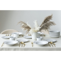 Тарелка керамическая &laquo;С любовью&raquo;, 20 см, цвет белый