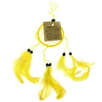 Ловец снов "Солнечное утро" желтый 0,5х6х25 см