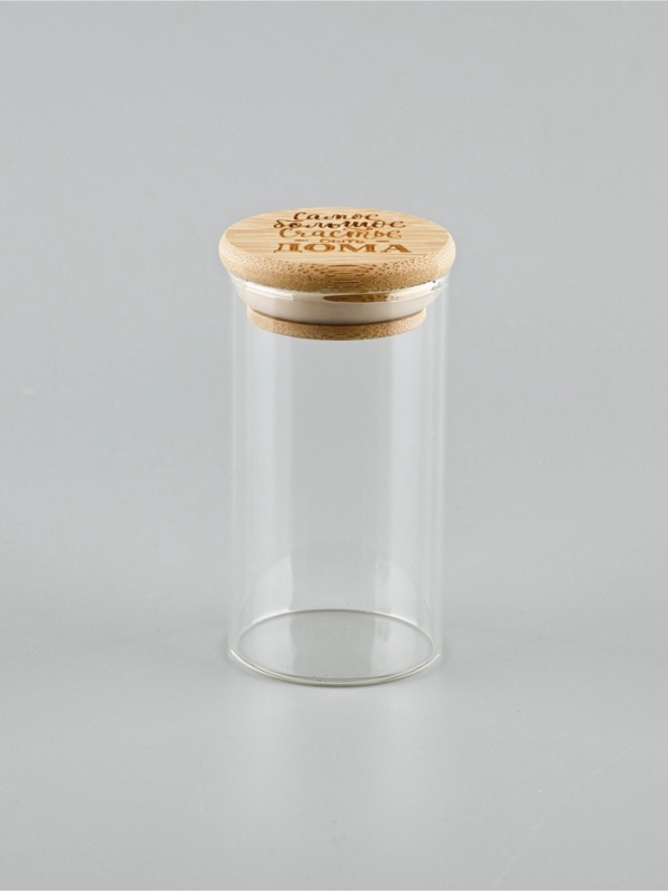 Банка для хранения "Счастье быть дома", 100 мл