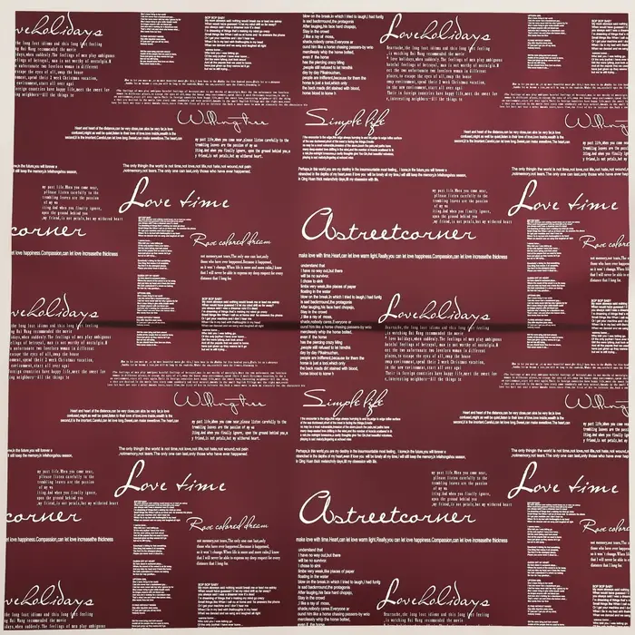 Пленка для цветов, винный, 58&times;58 см