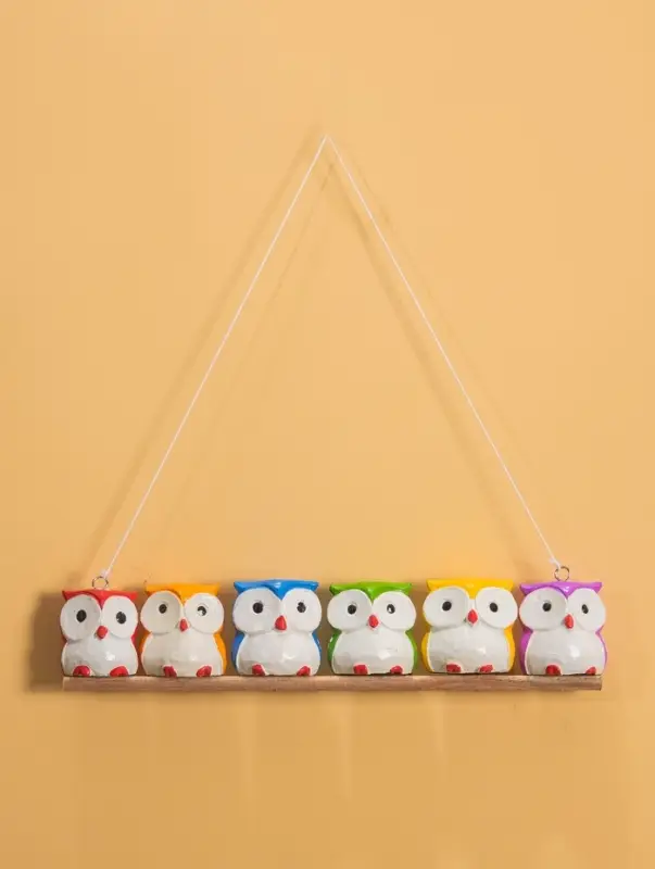 Сувенир подвесной "Совята на ветке" дерево 33х5х6 см