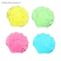 Лизун &laquo;Ракушка&raquo;, твёрдый, с блестками, цвета МИКС