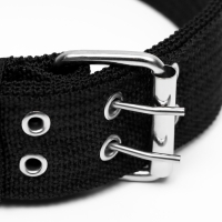 Ошейник четырехслойный, 64 х 4 см, ОШ 50-58 см, полиэстер, чёрный