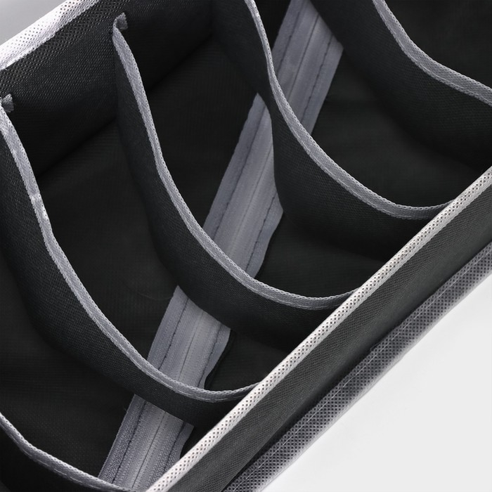 Набор коробов для хранения Доляна &laquo;Гранж&raquo;, 4 шт, 33&times;32&times;10 см, 31&times;15,5&times;10 см, 29&times;14&times;10 см