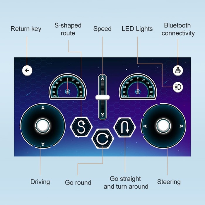 Конструктор радиоуправляемый &laquo;Внедорожник&raquo;, 575 деталей, 2 варианта управления