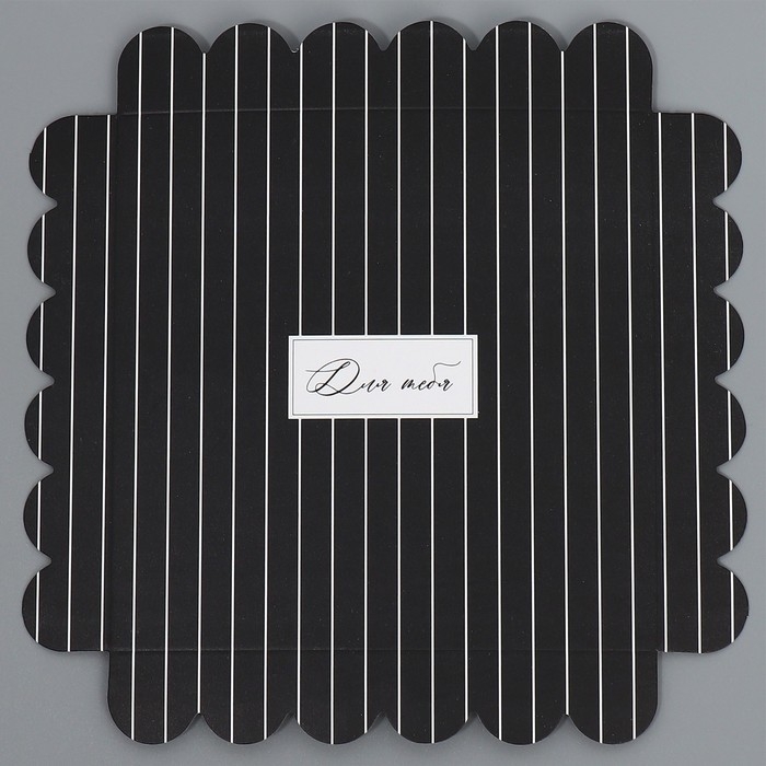 Коробка кондитерская, сундук, упаковка, &laquo;Для тебя&raquo;, 14 х 14 х 18 см