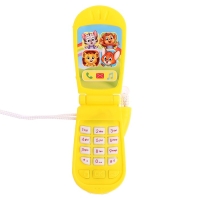 Музыкальный телефон &laquo;Зверюшки&raquo;, русская озвучка, световые эффекты, работает от батареек, МИКС