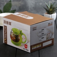 Чайник заварочный &laquo;Бетти&raquo;, 800 мл, с ситечком, цвет черный