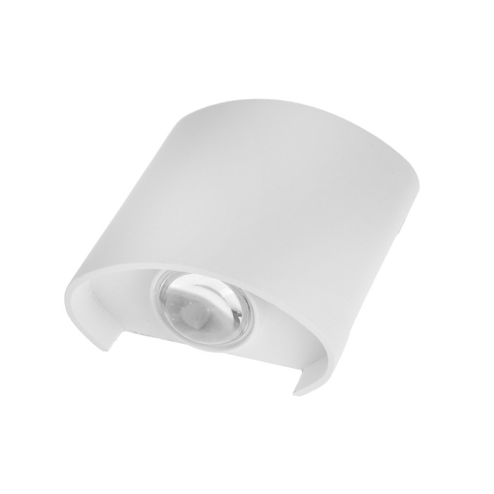 Светильник фасадный &laquo;Полусфера&raquo;, FSD-007, 2 Вт, 3000К, 1 луч, IP65, 220 В, металл, белый