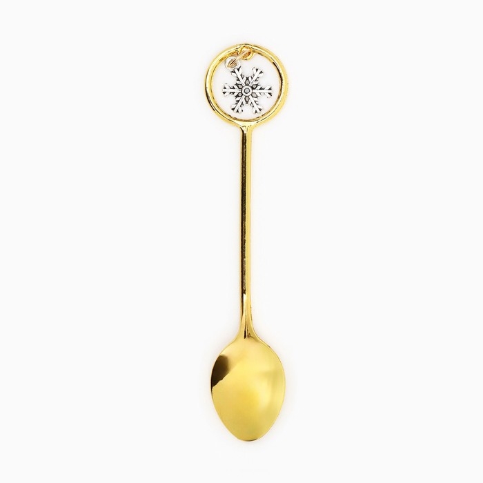 Ложка чайная с подвесом новогодняя &laquo;Мечты сбываются&raquo; на Новый год, 11,5 х 2 см