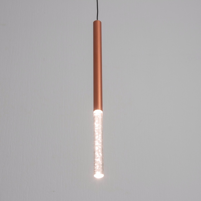 Светильник "Локус бабл" LED 5Вт 4000К матовая медь2х2х40-140см