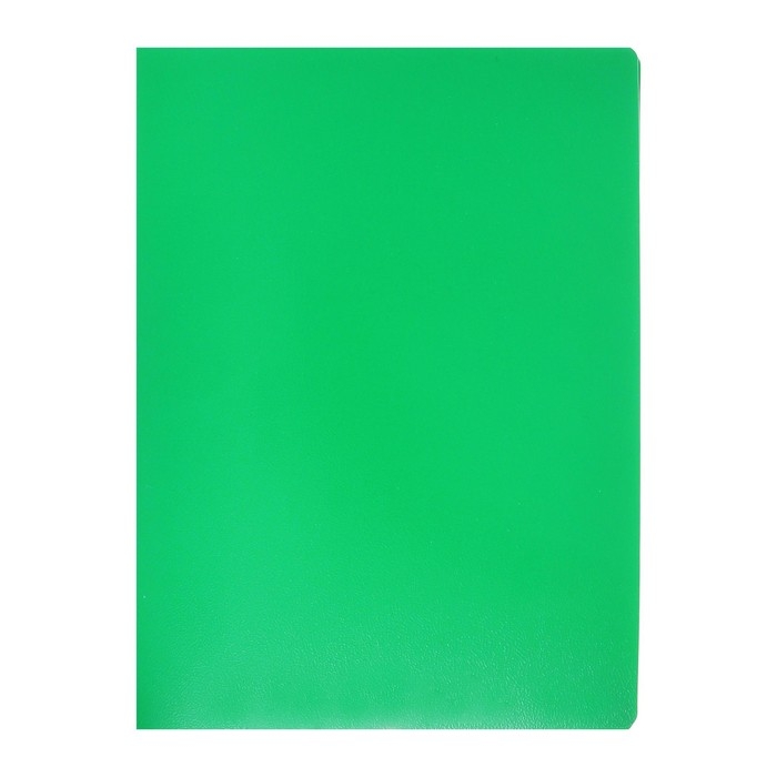 Папка с 20 вкладышами А5, 500 мкм, Calligrata, текстура "песок", зеленая