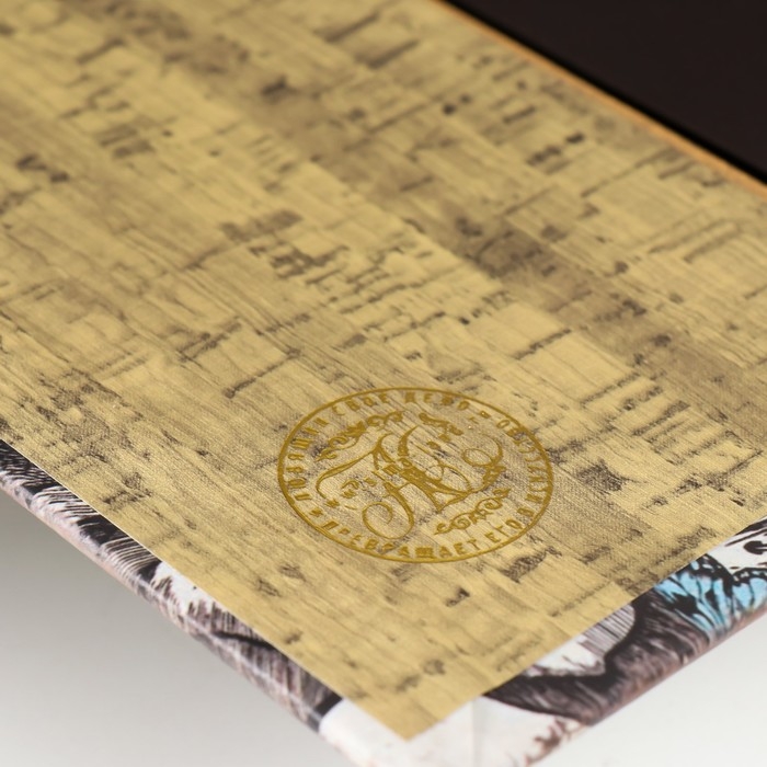 Сейф-книга дерево кожзам "Цветы и бабочки" 21х13х5 см