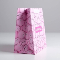 Пакет подарочный ламинированный квадратный, упаковка, Surprise, 22 х 22 х 11 см