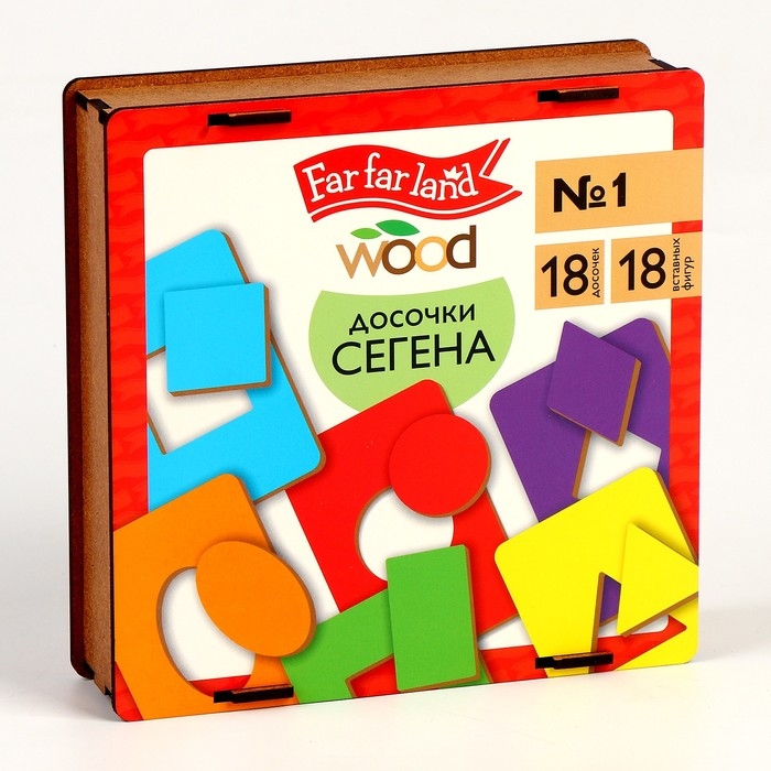 Лото &laquo;Досочки Сегена № 1&raquo;, 18 досочек, 18 вставных фигур
