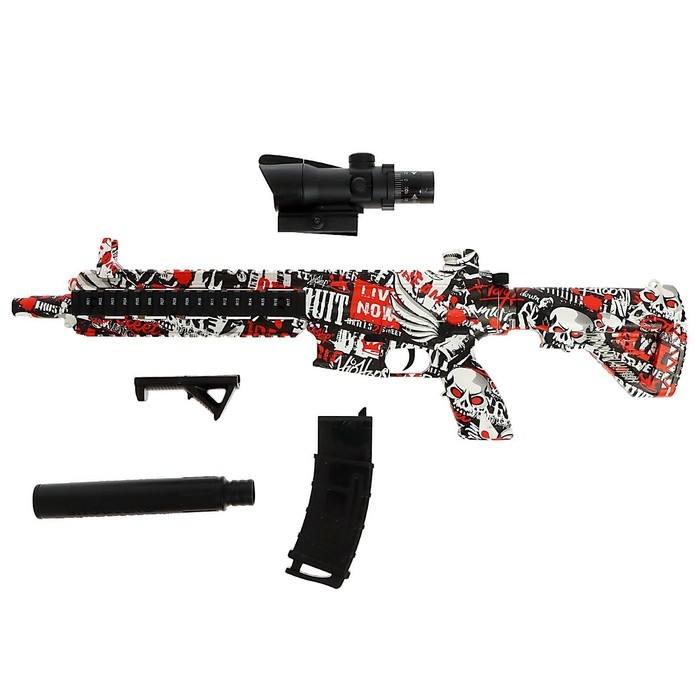 Автомат &laquo;Штурм&raquo;, стреляет орбизами, работает от аккумулятора