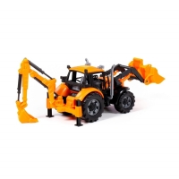 Экскаватор-погрузчик &laquo;Прогресс&raquo; инерционный, цвет оранжевый