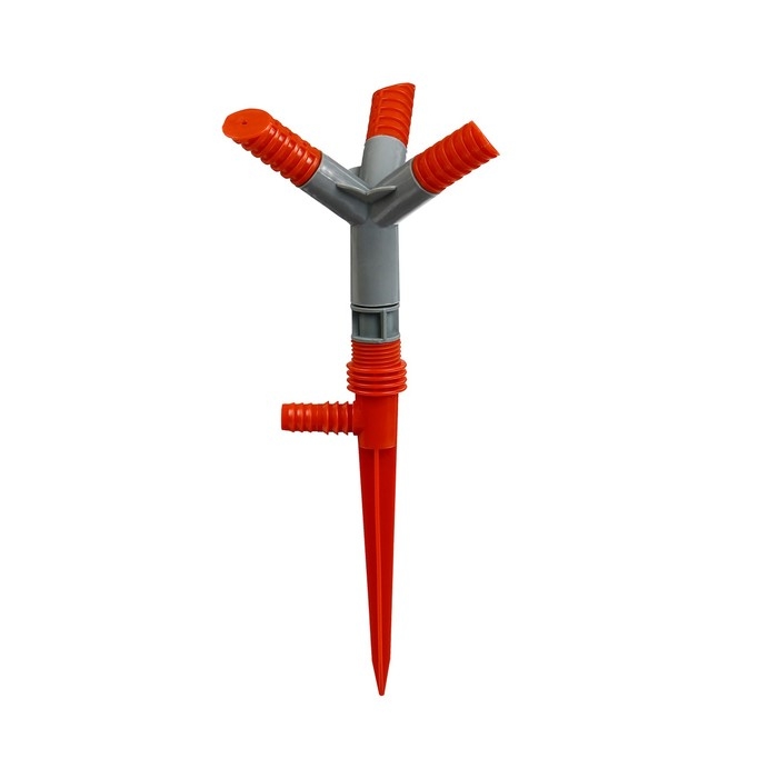 Распылитель 3&minus;лепестковый, штуцер под шланги 1/2" (12 мм) &minus; 5/8" (16 мм) &minus; 3/4" (19 мм), пика, пластик, Greengo