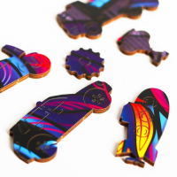 Пазл деревянный фигурный &laquo;Огненная гонка&raquo;, 63 элементов