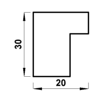 Фоторамка пластик "МИРАМ" 40х50 см, 650045-16 (пластиковый экран)