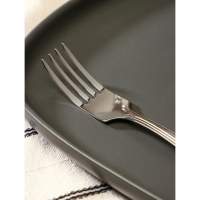 Вилка десертная &laquo;Славяна&raquo;, h=16 см, толщина 1,2 мм, цвет серебряный