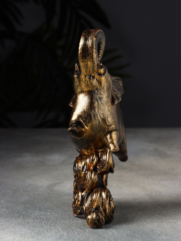 Фигура "Слон на волне" 19х13х6 см