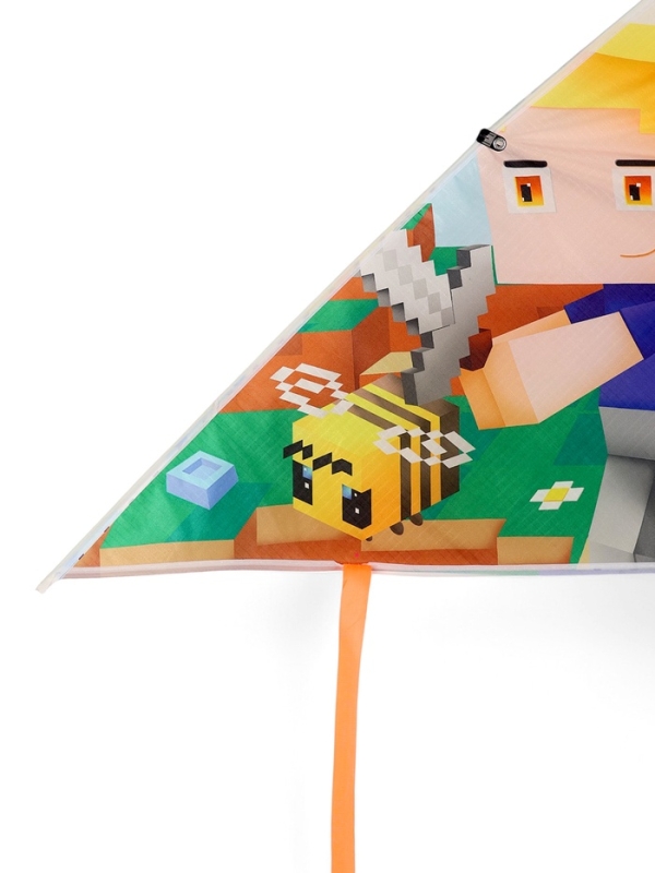 Funny toys Воздушный змей, пиксельный мир 70х105 см