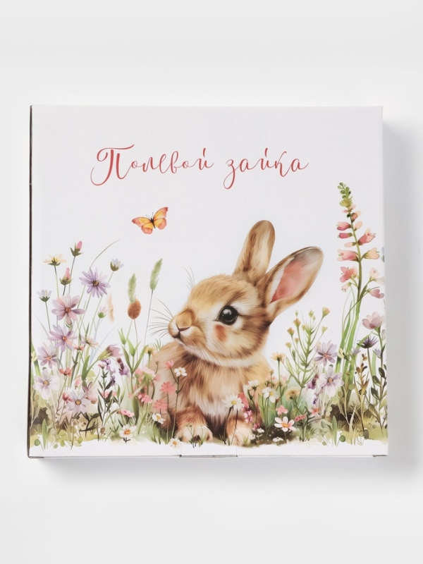 Менажница Доляна "Зайка" цвет белый  5 ячеек 25,5х3 см