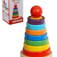 Пирамидка-сортер  детская развивающая