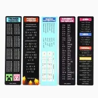 Закладки для книг, шпаргалки, 5 шт., картонные &laquo;Пиксель&raquo;