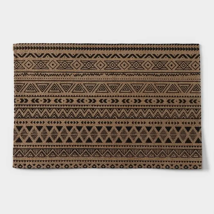 Салфетка сервировочная на стол &laquo;Старина&raquo;, 44,6&times;29,5 см, цвет чёрный